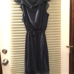 GAP Navy Ruffle Dress VINTAGE
